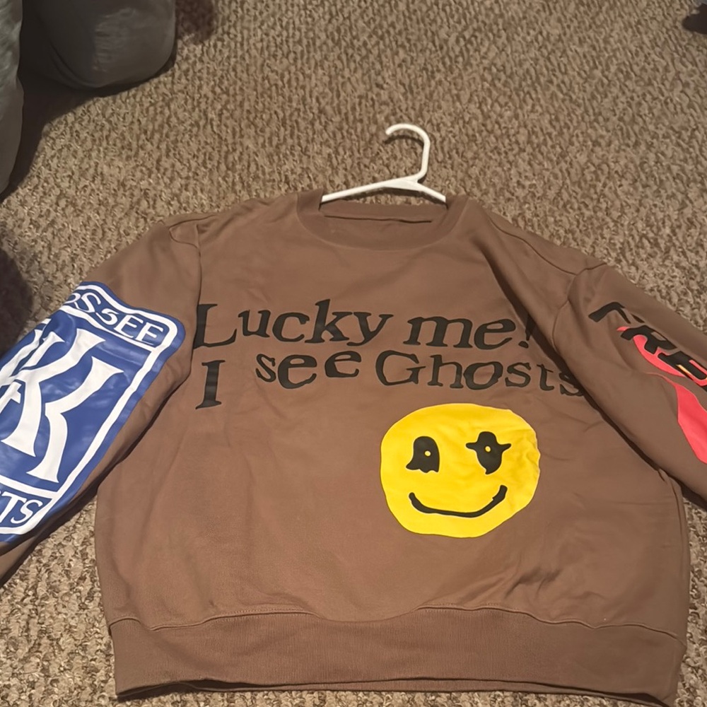 Rare Yeezy lucky me I see ghosts sweatshirt